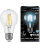 GAUSS Лампа филам. Filament A60 10Вт цок.:E27 груша 220B 4100K св.свеч.бел.нейт. (упак.:1шт) (102802210)