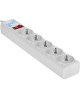 Сетевой фильтр POWER CUBE (02669) SPG-B-6 , 5роз - 1,9м - белый