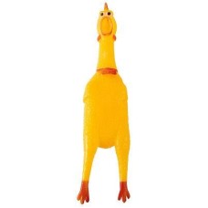 Игрушка-пищалка РЫЖИЙ КОТ Игрушка-пищалка Курица, 15 см (104152)