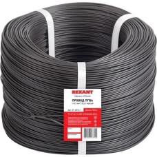 REXANT Провод ПГВА 1х0,50мм², Cu, черный, бухта 500м