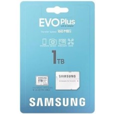 SAMSUNG Флеш карта microSDXC 1Tb EVO Plus (R/W 160/90 Mb/s, adapter) (MB-MC1T0SA/EU)