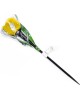 Садовый светильник на солнечной батарее UNIEL (UL-00004277) USL-C-452/PT305 YELLOW TULIP