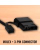 AEROCOOL Вентилятор Frost 12 120мм, 3-pin, от БП:4-pin (Molex), 1000об/мин, 23.7дБ, RGB, Ret [frost 12 frgb molex + 3p]