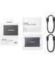 SAMSUNG Внешний диск SSD T7 MU-PC2T0T/WW, 2ТБ, черный