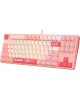 A4TECH Клавиатура Bloody S87 Energy, USB, розовый [s87 usb energy pink]