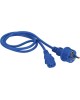 LANMASTER Шнур питания LAN-PP13/SH-3.0-BL C13-Schuko проводник.:3x0.75мм2 3м 220В 10А синий