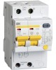 IEK Выключатель автом. дифф. тока MAD10-2-020-C-030 АД12 20A тип C 4.5kA 30мА AC 2П 230В 3мод белый (упак.:1шт)