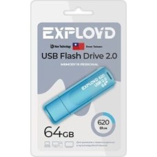 USB флэш-накопитель EXPLOYD EX-64GB-620-Blue