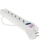 POWERCUBE Сетевой фильтр SPG(5+1)-16B-5М-WHITE, 5м, белый