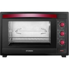 Мини-печь HYUNDAI MIO-HY102 50л. 2000Вт черный/красный