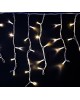NEON-NIGHT Гирлянда светодиодная Бахрома (Айсикл) 4,0х0,6м 128 LED БЕЛЫЙ белый каучук, 3,3мм IP67 эффект мерцания 230В нужен блок 315-001