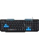 Клавиатура ОКЛИК 750G FROST WAR черный/черный