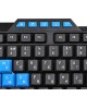 Клавиатура ОКЛИК 750G FROST WAR черный/черный