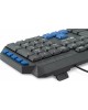 Клавиатура ОКЛИК 750G FROST WAR черный/черный