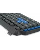 Клавиатура ОКЛИК 750G FROST WAR черный/черный