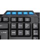 Клавиатура ОКЛИК 750G FROST WAR черный/черный