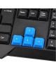 Клавиатура ОКЛИК 750G FROST WAR черный/черный