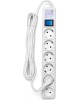 POWERCUBE Сетевой фильтр SPG(5+1)-16B-5М-WHITE, 5м, белый