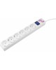 POWERCUBE Сетевой фильтр SPG(5+1)-16B-5М-WHITE, 5м, белый