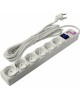 POWERCUBE Сетевой фильтр SPG(5+1)-16B-5М-WHITE, 5м, белый