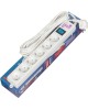 POWERCUBE Сетевой фильтр SPG(5+1)-16B-5М-WHITE, 5м, белый