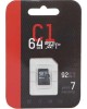 HIKVISION Карта памяти microSDXC UHS-I U1 64 ГБ, 92 МБ/с, Class 10, HS-TF-C1(STD)/64G/ZAZ01X00/OD, 1 шт., переходник без адаптера