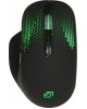 OKLICK Мышь Оклик 636LWC черный оптическая (1600dpi) беспроводная USB/USB-C для ноутбука (6but)