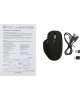 OKLICK Мышь Оклик 636LWC черный оптическая (1600dpi) беспроводная USB/USB-C для ноутбука (6but)