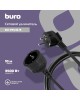 BURO Сетевой удлинитель BU-PS1.10/B 10м (1 розетка) черный (пакет ПЭ)