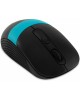 OKLICK Мышь Оклик 310MW черный/синий оптическая 3200dpi беспров. USB для ноутбука 4but (1869090)