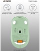 A4TECH Мышь беспроводная Fstyler FB10C, Bluetooth/Радио, оптическая, USB, 2000dpi, зеленый [fb10c matcha green]