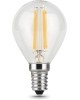 GAUSS Лампа филам. Filament 11Вт цок.:E14 шар 220B 4100K св.свеч.бел.нейт. (упак.:10шт) (105801211)