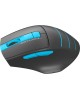 Мышь A4TECH FStyler FG30 серый/синий оптическая (2000dpi) беспроводная USB