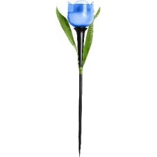 Садовый светильник на солнечной батарее UNIEL UL-00004279 USL-C-454/PT305 BLUE TULIP