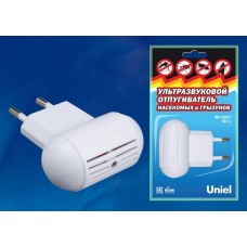 Устройство для отпугивания кротов и змей, на солнечной батарее UNIEL (UL-00004561) UDR-E10 WHITE