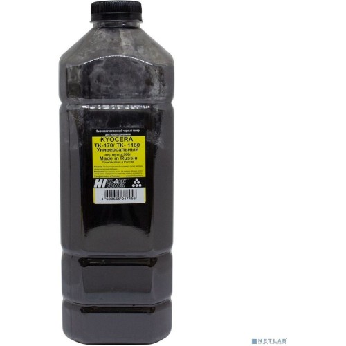 Hi-Black Тонер (Made in Russia) Универсальный для Kyocera TK-170/TK-1160/TK-1200, Bk, 900 г, канистра