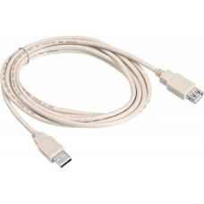 BURO Кабель-удлинитель USB2.0 USB A(m) - USB A(f), 3м [usb2.0-am/af-3]