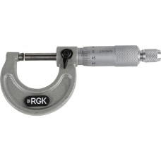 RGK Микрометр MРM-25 гладкий (МК) разм.шага 0.01мм серый (757003)