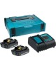 MAKITA Батарея аккумуляторная BL1815Nx2 LXT, 18В, 1.5Ач, Li-Ion, ЗУ в комплекте [197143-8]