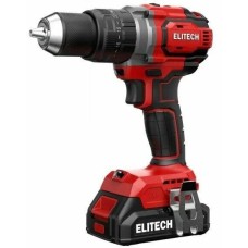 ELITECH Ударная дрель-шуруповерт ДА 20УБЛ2 (E2201.047.02), с двумя аккумуляторами [205680]
