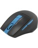 Мышь A4TECH FStyler FG30 серый/синий оптическая (2000dpi) беспроводная USB