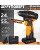 Дрель-шуруповерт ВИХРЬ ДА-24Л-2К/Б Дрель-шуруповерт ВИХРЬ ДА-24Л-2К/Б