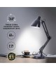 Светильник настольный REXANT (603-1010) черный Светильник настольный Рубикон, с цоколем Е27, 60 Вт