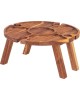 Столик AGNESS 897-121 сервировочный (винный) акация 30*30*15см