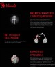 A4TECH Гарнитура игровая Bloody MR710, для компьютера и игровых консолей, мониторные, Bluetooth/радио, серый [mr710 grey]