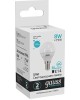 GAUSS Лампа светодиодная 8Вт цок.:E14 шар 220B 4100K св.свеч.бел.нейт. G45 (упак.:1шт) (53128)