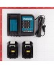MAKITA Батарея аккумуляторная BL1815Nx2 LXT, 18В, 1.5Ач, Li-Ion, ЗУ в комплекте [197143-8]