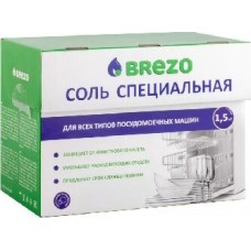 Соль для посуд.машины BREZO 97008 Специальная соль для посудомоечной машины 1500 г.