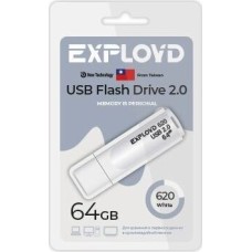 USB флэш-накопитель EXPLOYD EX-64GB-620-White