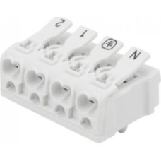 REXANT (07-6216-1) КСП 5-ТИ ПРОВОДНАЯ С МОНТАЖНЫМИ НОЖКАМИ, БЕЛАЯ